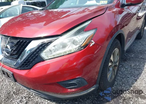 2015 Nissan Murano S from USA, damaged, VIN 5N1AZ2MH9FN274570